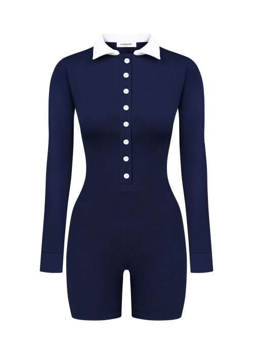 Комбінезон з білим коміром