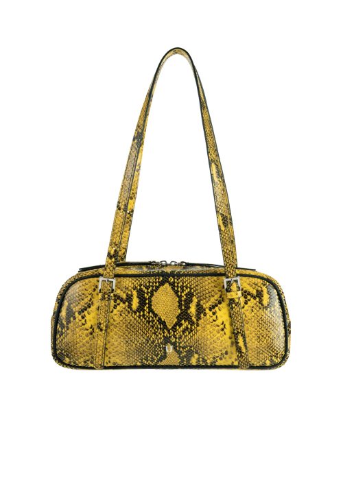 BOWLING BAG PYTHON YELLOW